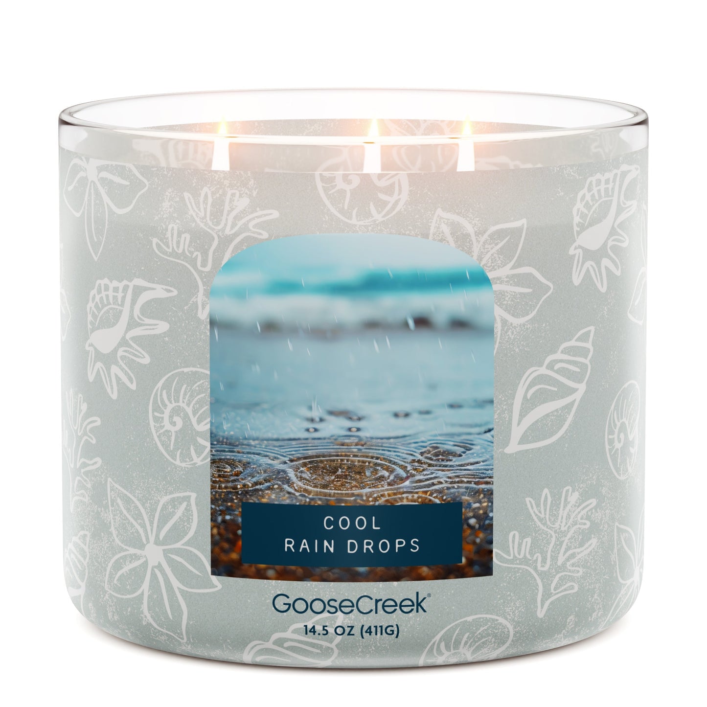 Cool Rain Drops 3-Wick Candle